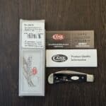 Case XX USA No 23675 Bose SparXX Black Pearl Kirinite Smooth Sway Back TB 101117 SS knife for sale