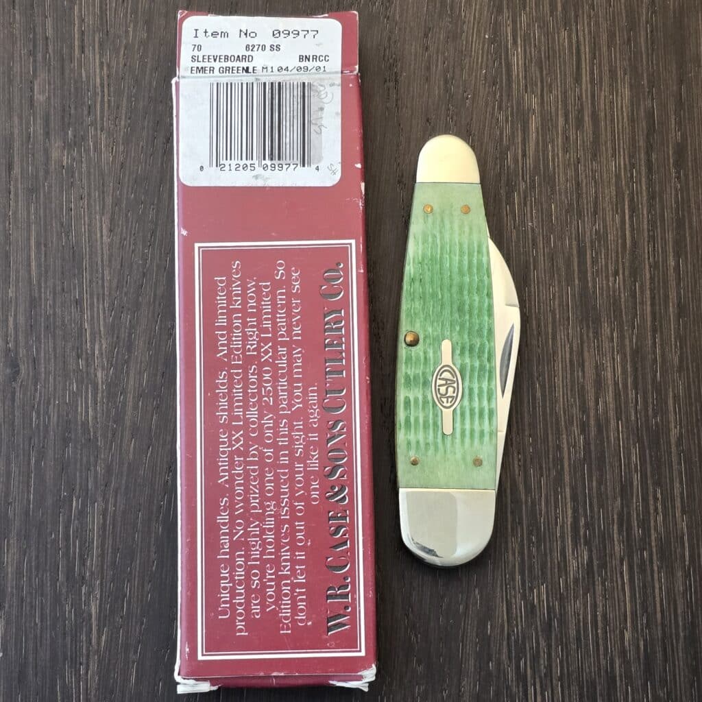 Case XX USA No 09977 Sleeveboard Emerald Green 6270 SS – gallery image 4