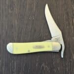 Case XX USA No 22931 Yellow Synthetic Smooth Russlock 31953L SS knife for sale