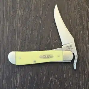 Case XX USA No 22931 Yellow Synthetic Smooth Russlock 31953L SS knife for sale