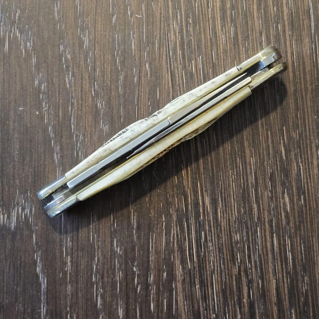Case XX USA No 65320 Bone Stag Half Whittler 6.5206 SS knife for sale
