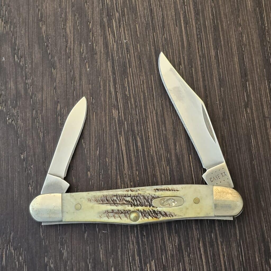 Case XX USA No 65320 Bone Stag Half Whittler 6.5206 SS knife for sale