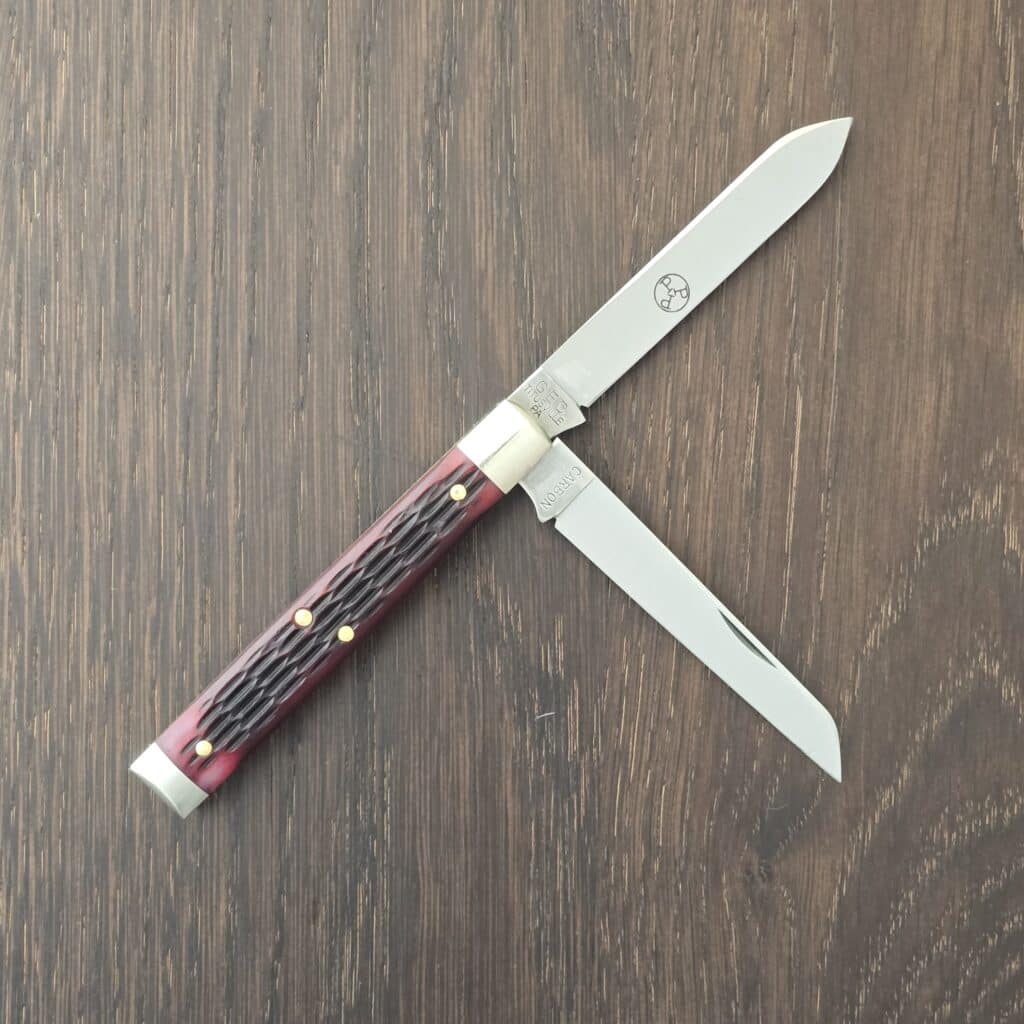 Great Eastern Cutlery #412226 Black Rasberry Jigged Bone knife for sale