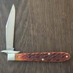 Tuna Valley Cutlery Mountain Cougar Catalina Wine Mixer Jigged Bone w/154CM (1 of 10) knife for sale