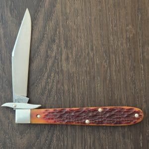 Tuna Valley Cutlery Mountain Cougar Catalina Wine Mixer Jigged Bone w/154CM (1 of 10) knife for sale