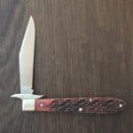 Tuna Valley Cutlery Mountain Cougar Crimson Clover Jigged Bone w/154CM (1 of 10) knife for sale