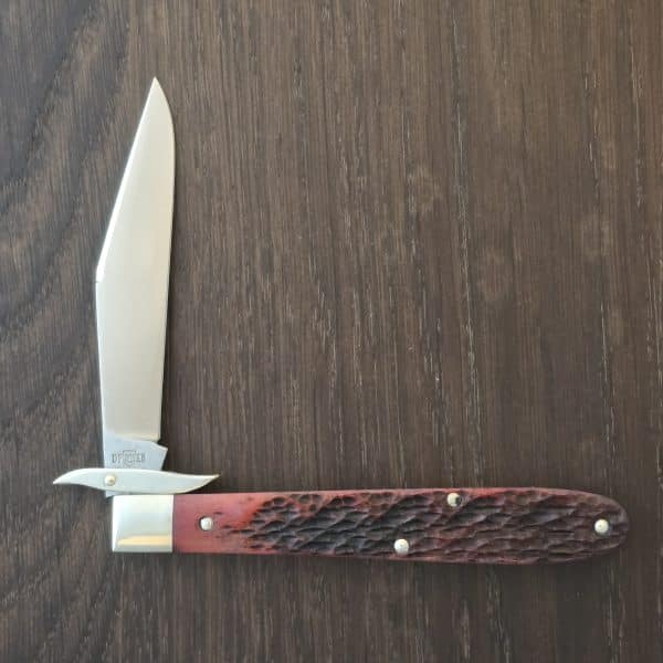 Tuna Valley Cutlery Mountain Cougar Crimson Clover Jigged Bone w/154CM (1 of 10) – gallery image 1