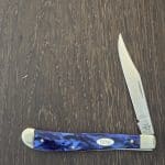Case XX USA No. 23445 SparXX Blue Pearl Kirinite Slimline Trapper 101048 SS
