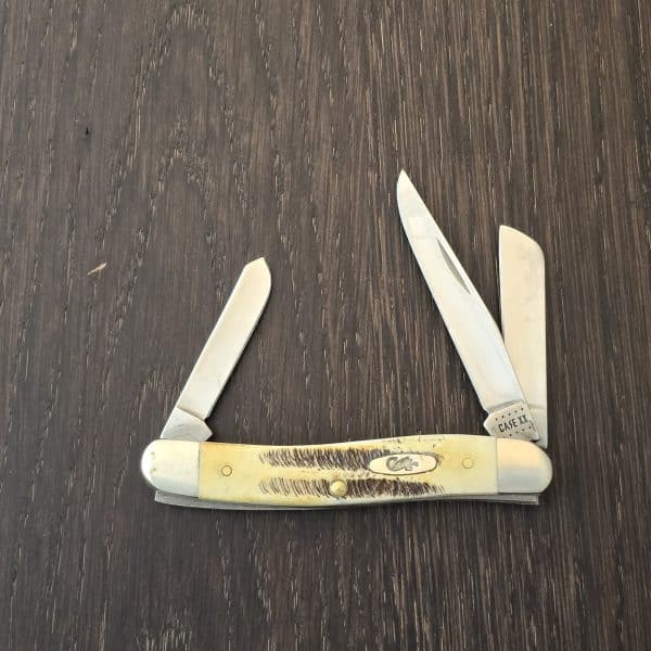 Case XX USA No 03578 6.5 Bone Stag Medium Stockman 6.5318 SS – gallery image 1