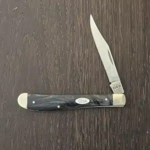 Case XX USA No. 23677 SparXX Black Pearl Kirinite Slimline Trapper 101048 SS knife for sale