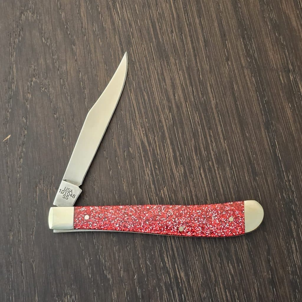 Case XX USA No. 67006 SparXX Ruby Stardust Kirinite Slimline Trapper 101048 SS – gallery image 3