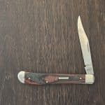 Case XX USA No. 27857Black Red Smooth Slimline Trapper 101048 SS knife for sale