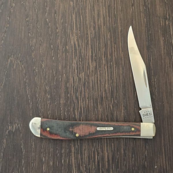 Case XX USA No. 27857Black Red Smooth Slimline Trapper 101048 SS – gallery image 1