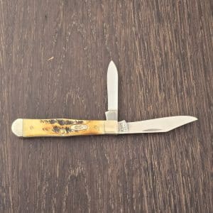 Case XX USA No. 65326 6.5 Bone Stag Small Swell Center Jack 6.5225 1/2 SS knife for sale