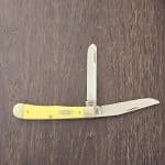 Case XX USA No. 80161 Yellow Smooth Synthetic Trapper 3254 SS (no box, vintage)