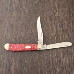 Case XX USA No. 67005 SparXX Ruby Stardust Kirinite Smooth Mini Trapper 10207 SS