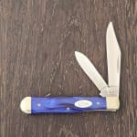 Case XX USA No. 23444 SparXX Blue Pearl Kirinite Smooth Small Swell Center Jack 10225 1/2 SS