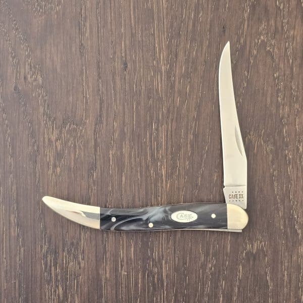 Case XX USA No. 23674 SparXX Black Pearl Kirinite Smooth Medium Texas Toothpick 1010094 SS – gallery image 1