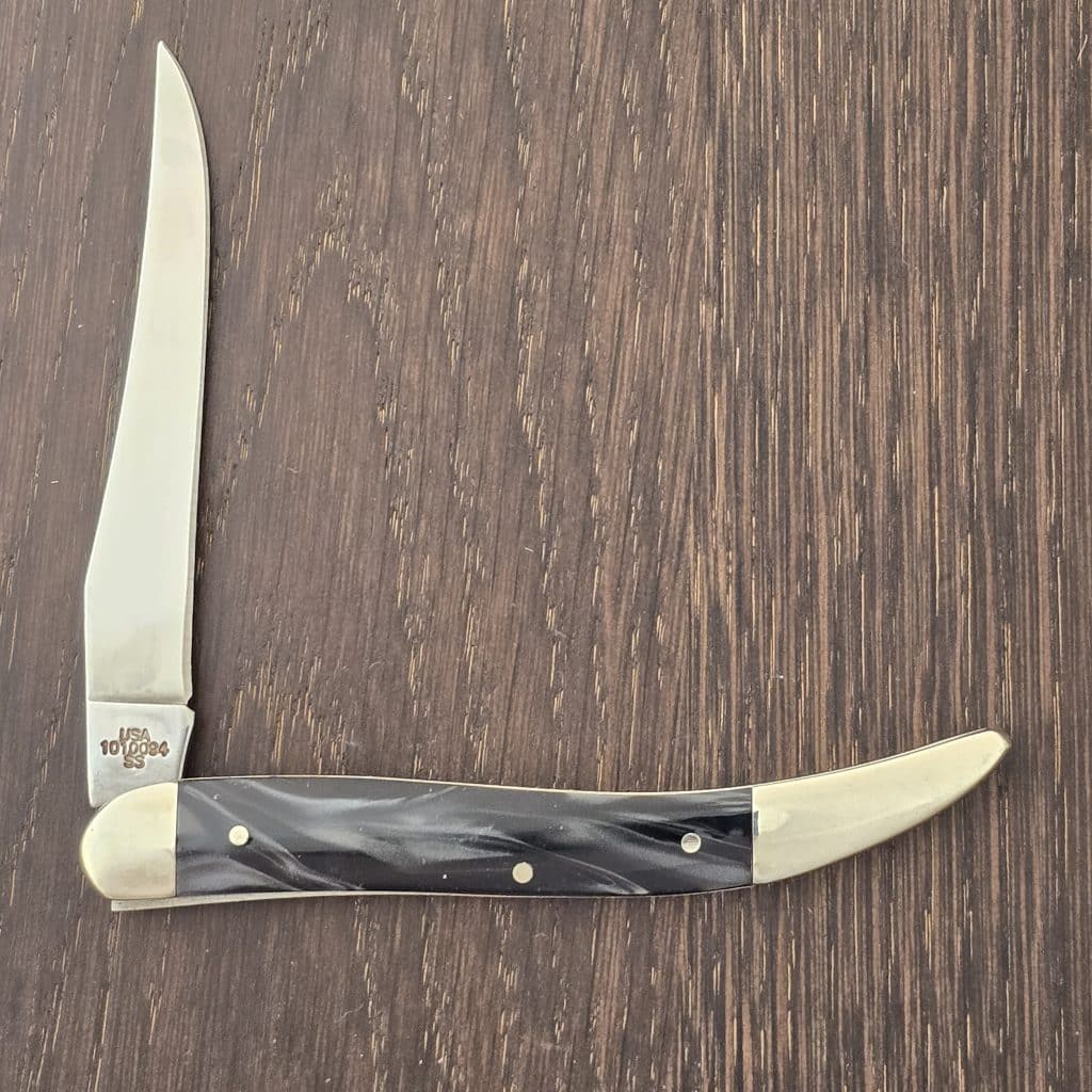 Case XX USA No. 23674 SparXX Black Pearl Kirinite Smooth Medium Texas Toothpick 1010094 SS – gallery image 3