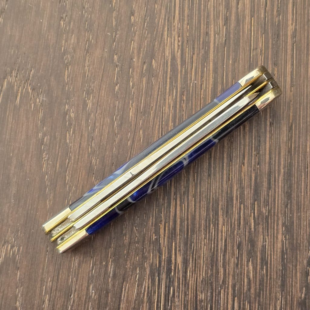 Case XX USA No. 70563 Ocean Blue Kirinite Smooth Mini Trapper 10207 SS – gallery image 4