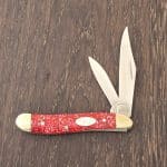Case XX USA No. 67007 SparXX Ruby Stardust Kirinite Smooth Peanut10220 SS knife for sale
