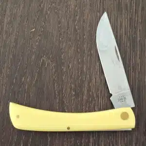 Case XX USA No. 00038 Yellow Synthetic Smooth Sod Buster 3138 SS knife for sale