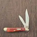 Case XX USA Red Bone Jigged Peanut 6220 SS 4 dot , no box knife for sale