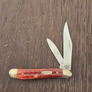Case XX USA Red Bone Jigged Peanut 6220 SS 4 dot , no box knife for sale