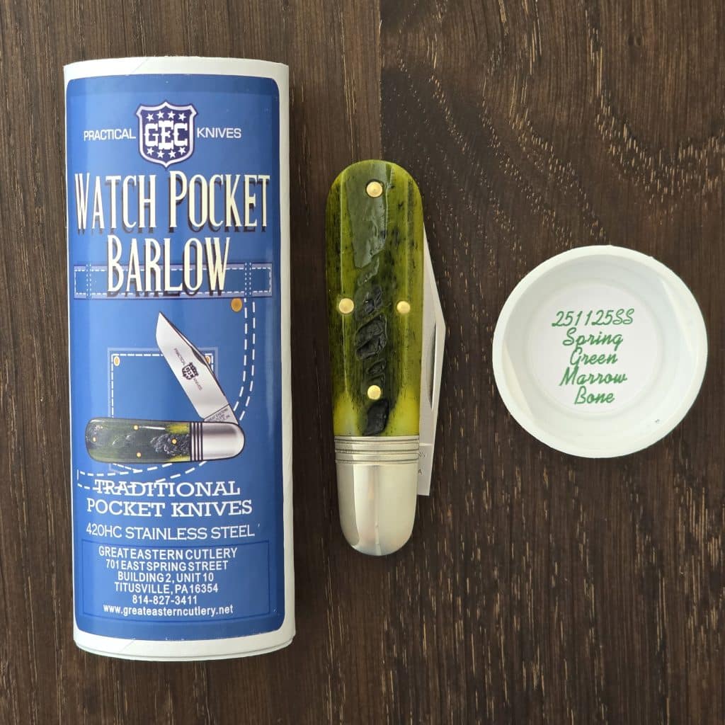 Great Eastern Cutlery #251125 SS Spring Green Marrow Bone – gallery image 2