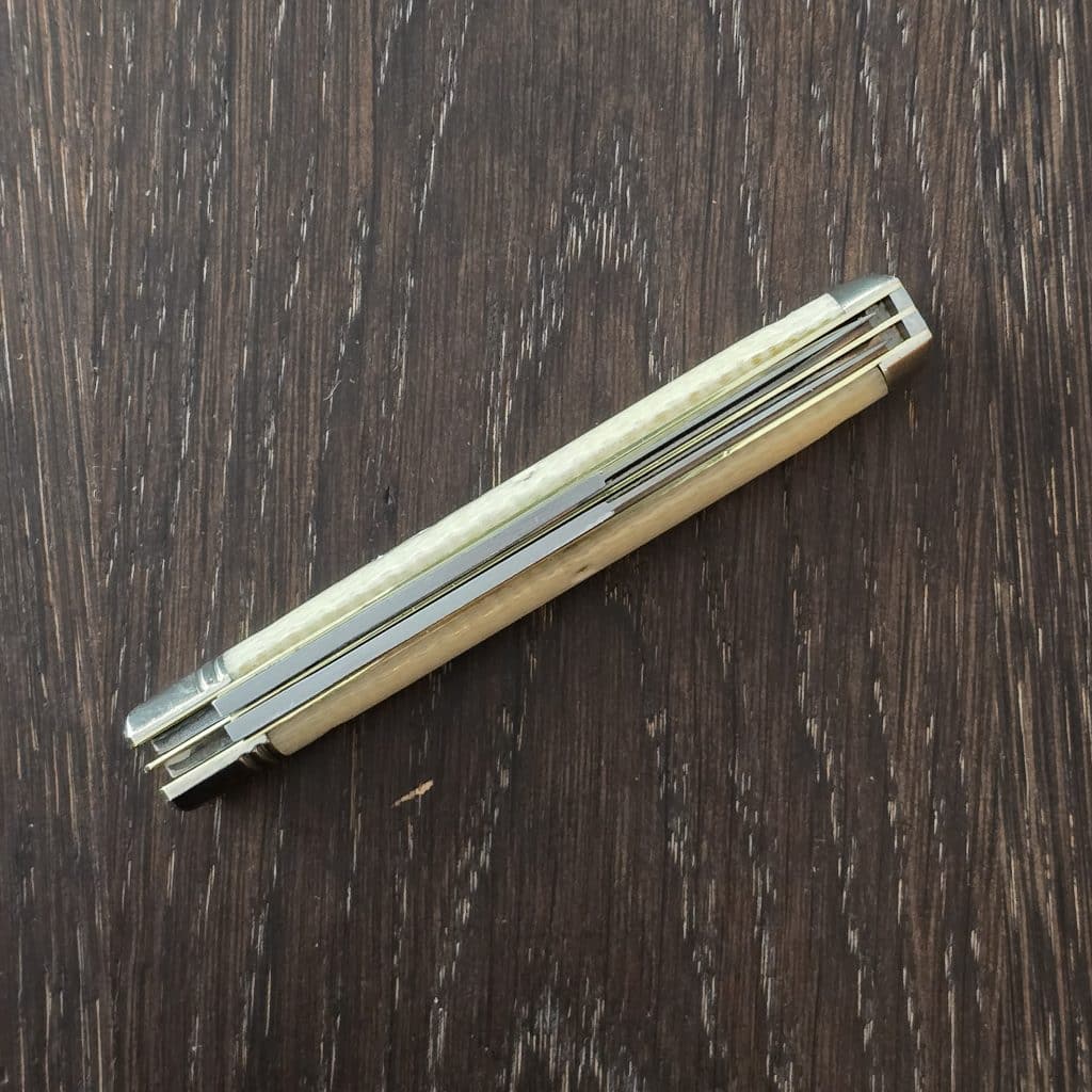 Great Eastern Cutlery #412226 Bone Burlap Micarta "Physician Knife" knife for sale