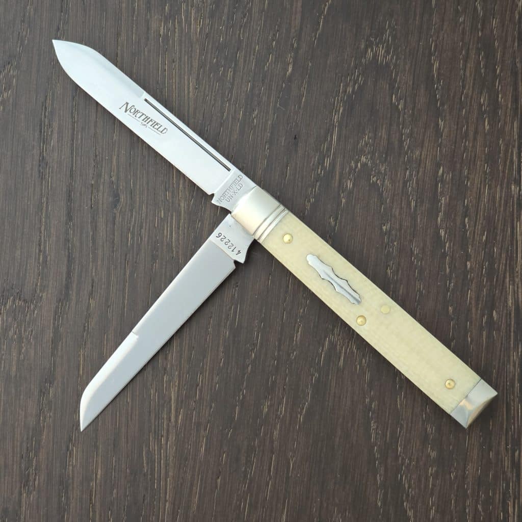 Great Eastern Cutlery #412226 Bone Burlap Micarta "Physician Knife" knife for sale