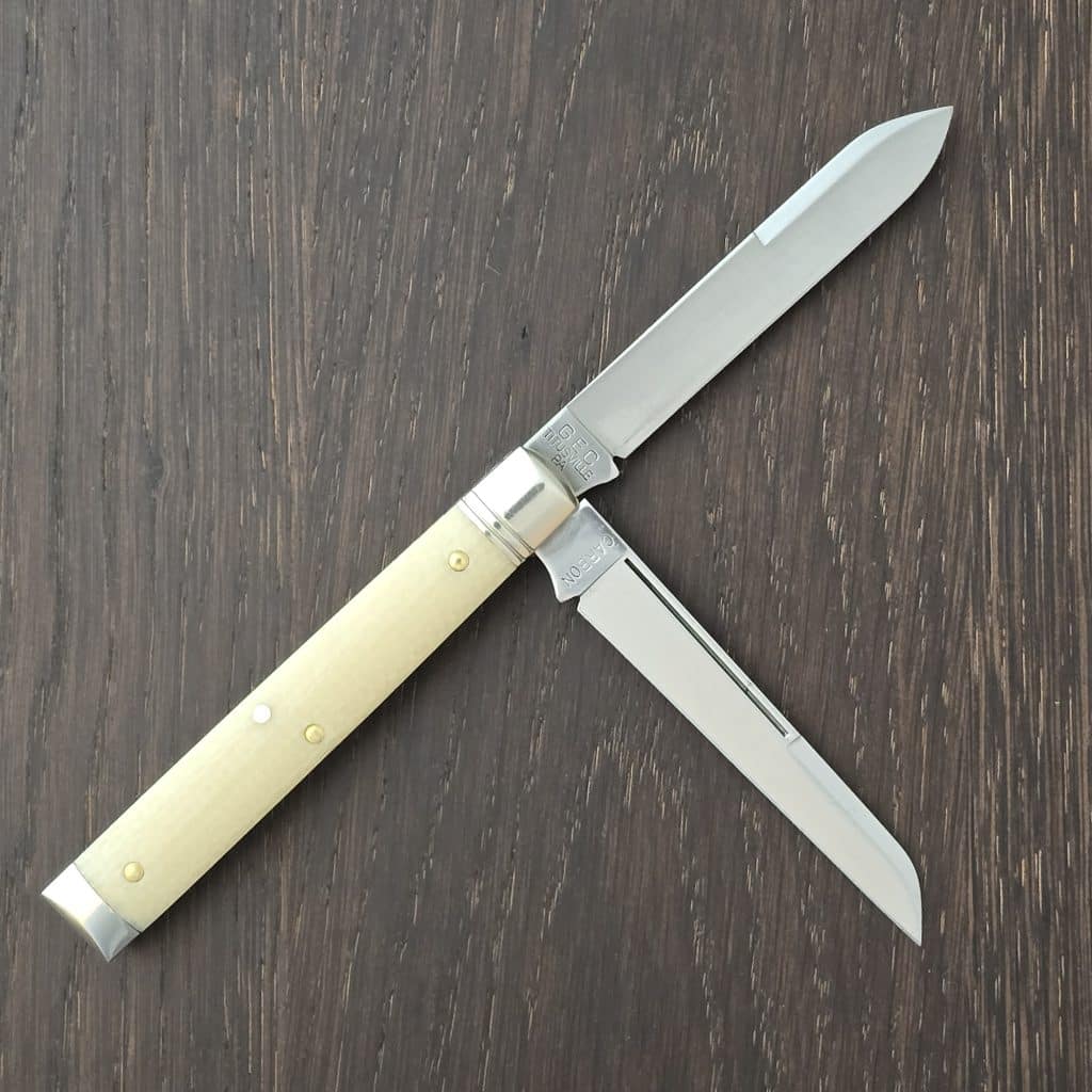 Great Eastern Cutlery #412226 Bone Burlap Micarta "Physician Knife" knife for sale