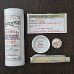Great Eastern Cutlery #412226 Bone Burlap Micarta "Physician Knife" PROTOTYPE