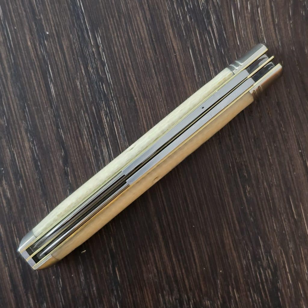 Great Eastern Cutlery #412226 Bone Burlap Micarta "Physician Knife" PROTOTYPE knife for sale