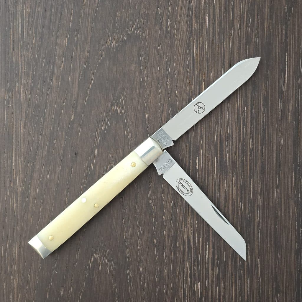 Great Eastern Cutlery #412226 Smooth Oiled Bone" The New Town Physician" PROTOTYPE – gallery image 3