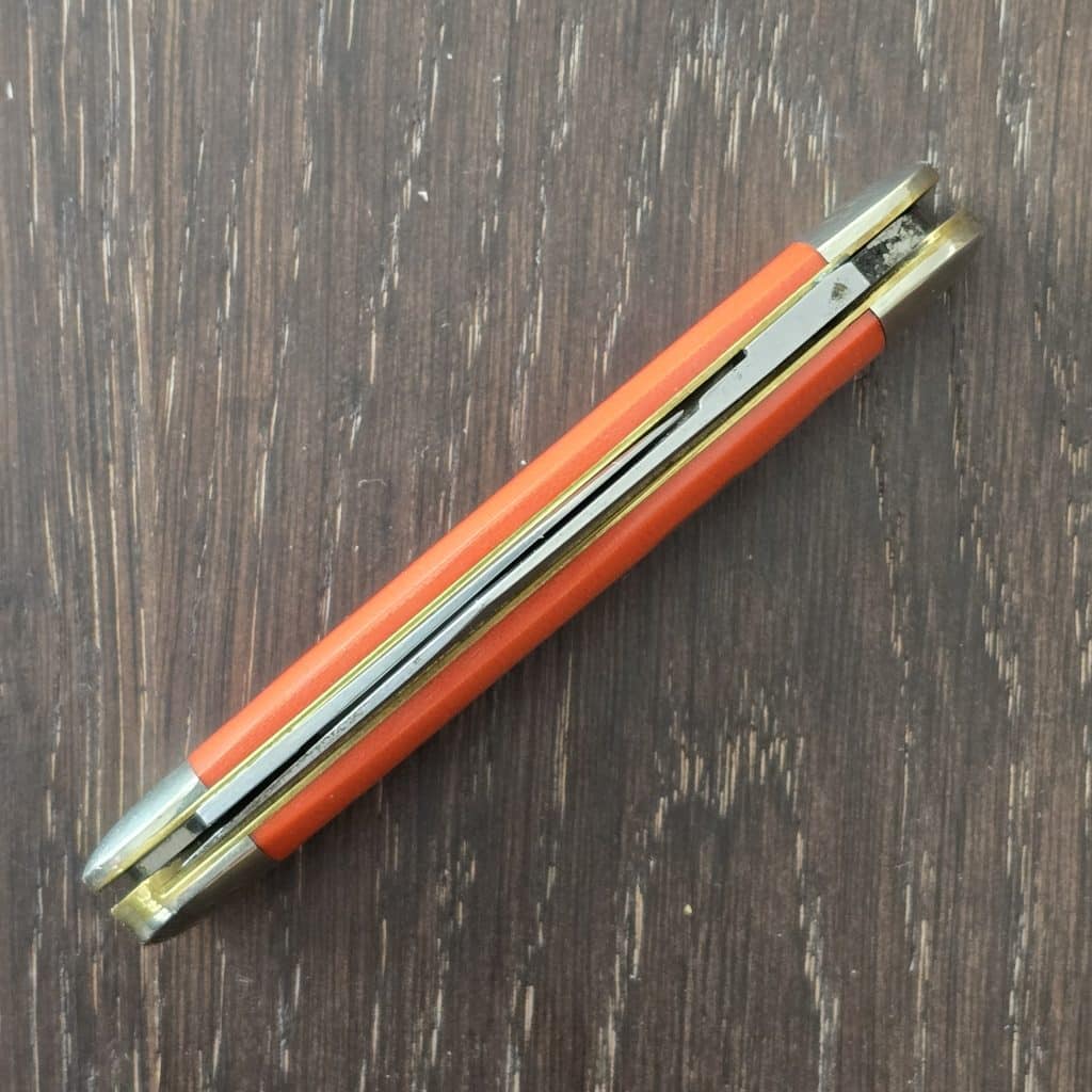 Great Eastern Cutlery #661225 Ember Orange Micarta (used) – gallery image 4