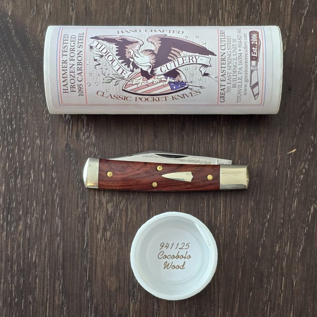 Great Eastern Cutlery #941125 Cocobolo Wood (used) - Image 2