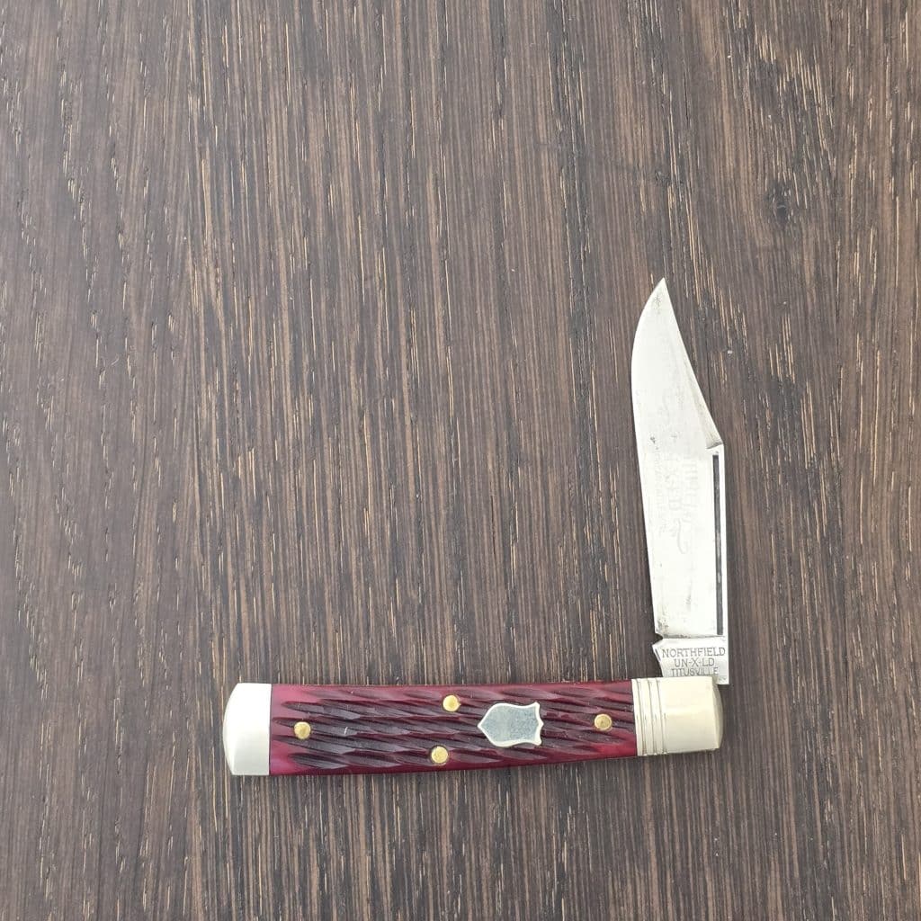 Great Eastern Cutlery #941125 Black Plumb Jigged Bone (used) - Image 2