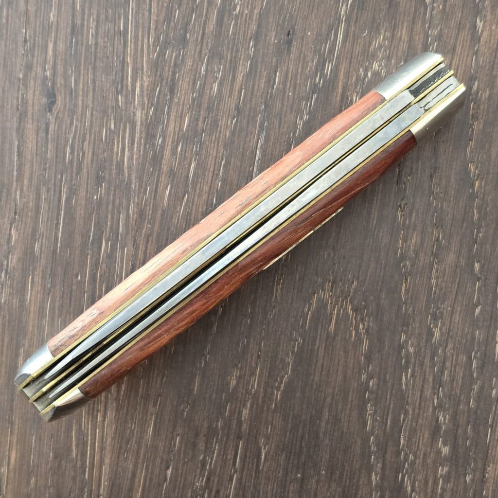 Great Eastern Cutlery #235210 Beaver Tail Brazilian Cherry Wood Trapper (Used) – gallery image 3