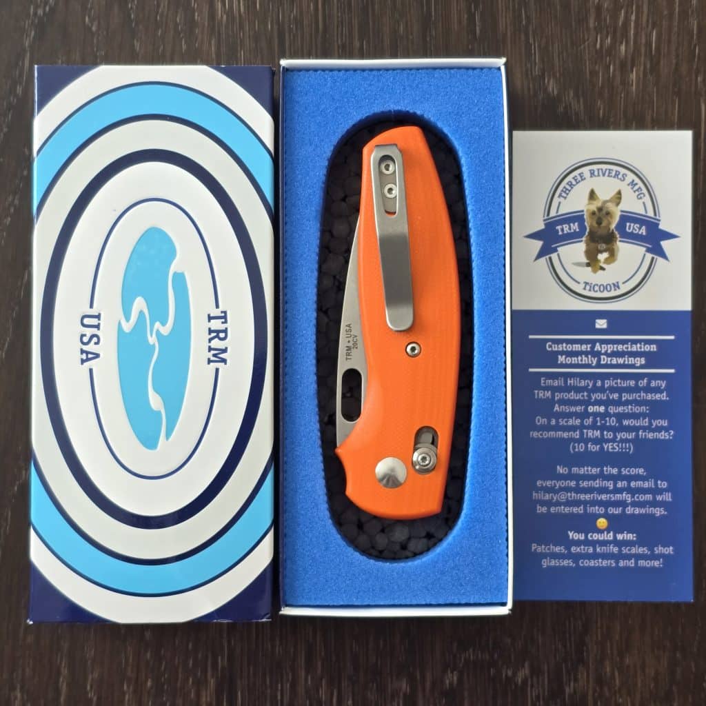 TRM USA Bulldog Hunter in Orange G10 20 CV – gallery image 4
