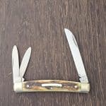 Kane Cutlery Stag Vintage 3 Blade Whittler, German Steel
