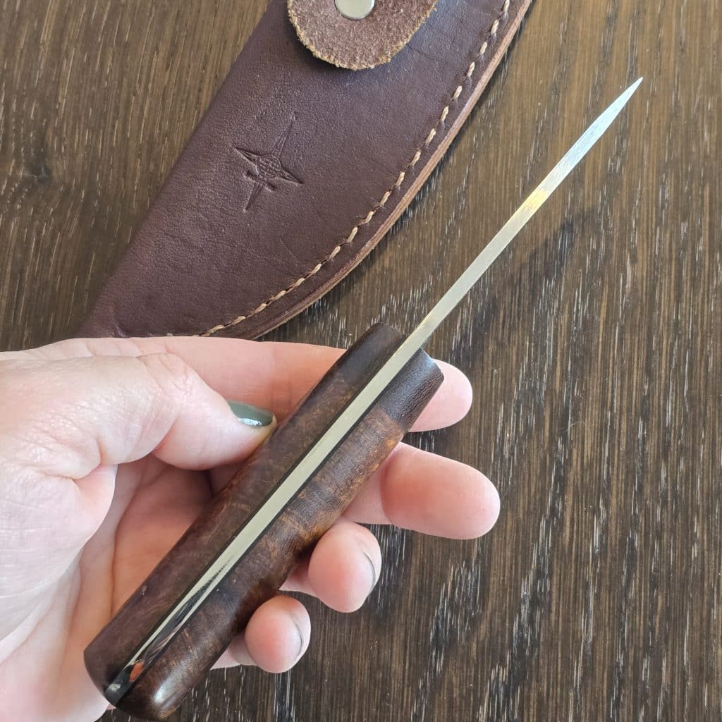 LTWK USA Brumby Lite Saber in CPM-3V, Desert Ironwood and Black Liners – gallery image 4
