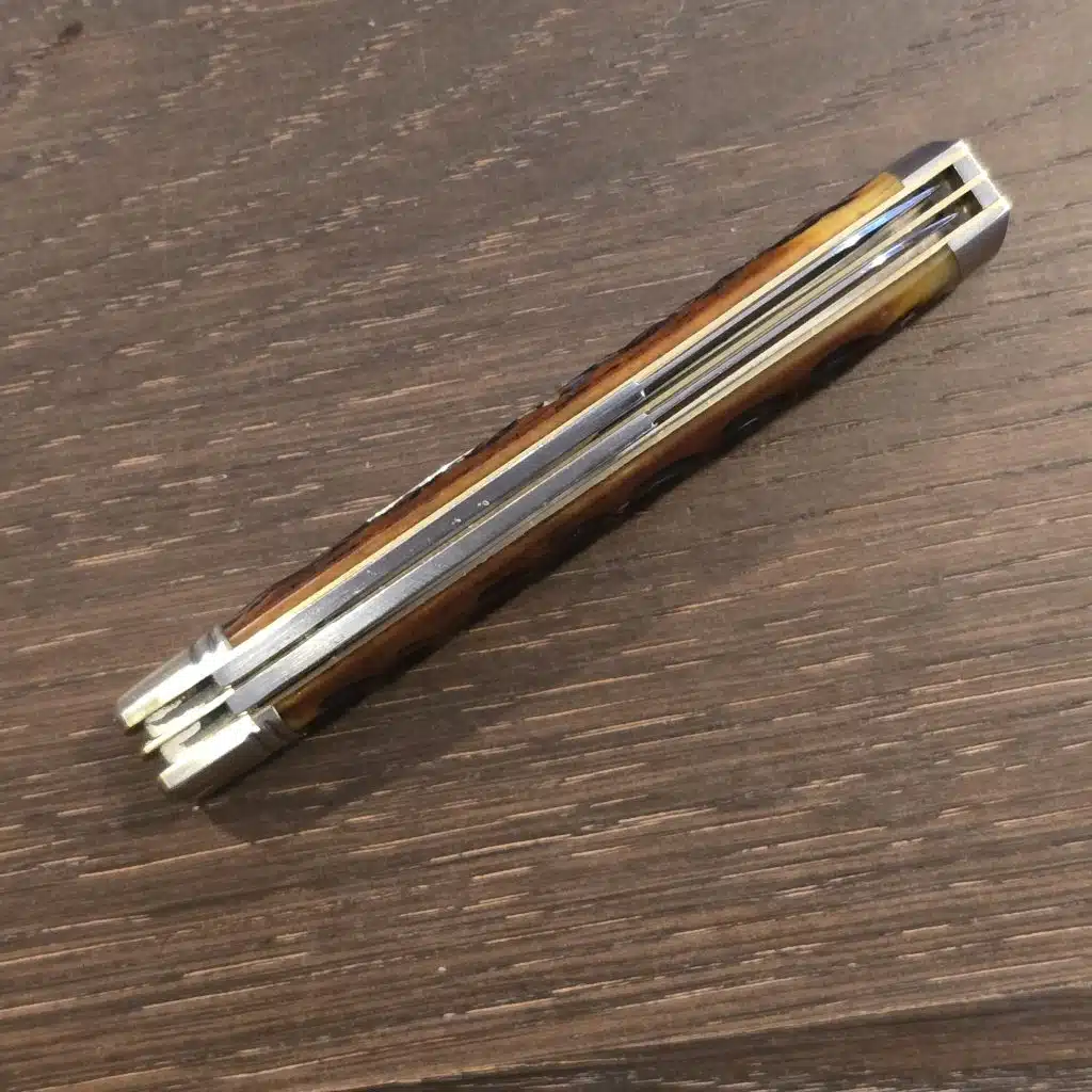Great Eastern Cutlery #412226 Antique Yellow Jigged Bone knife for sale