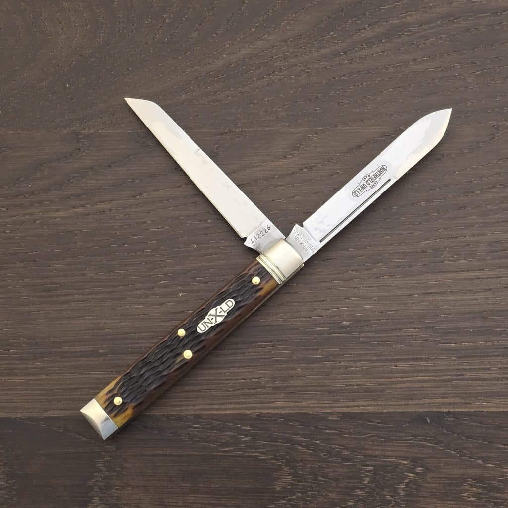 Great Eastern Cutlery #412226 Antique Yellow Jigged Bone knife for sale