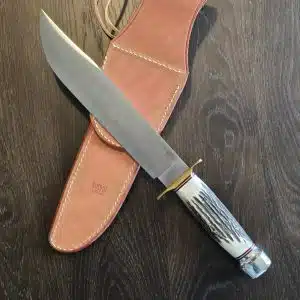 Bark River Knives 1909 Michigan Bowie Sambar Stag #3 (no box) knife for sale