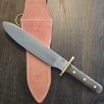Bark River Knives Rio Grande in Green Canvas Micarta and A2 1st Production Run knife for sale