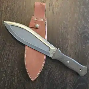 Bark River Knives Clax Green Canvas Micarta Matte knife for sale