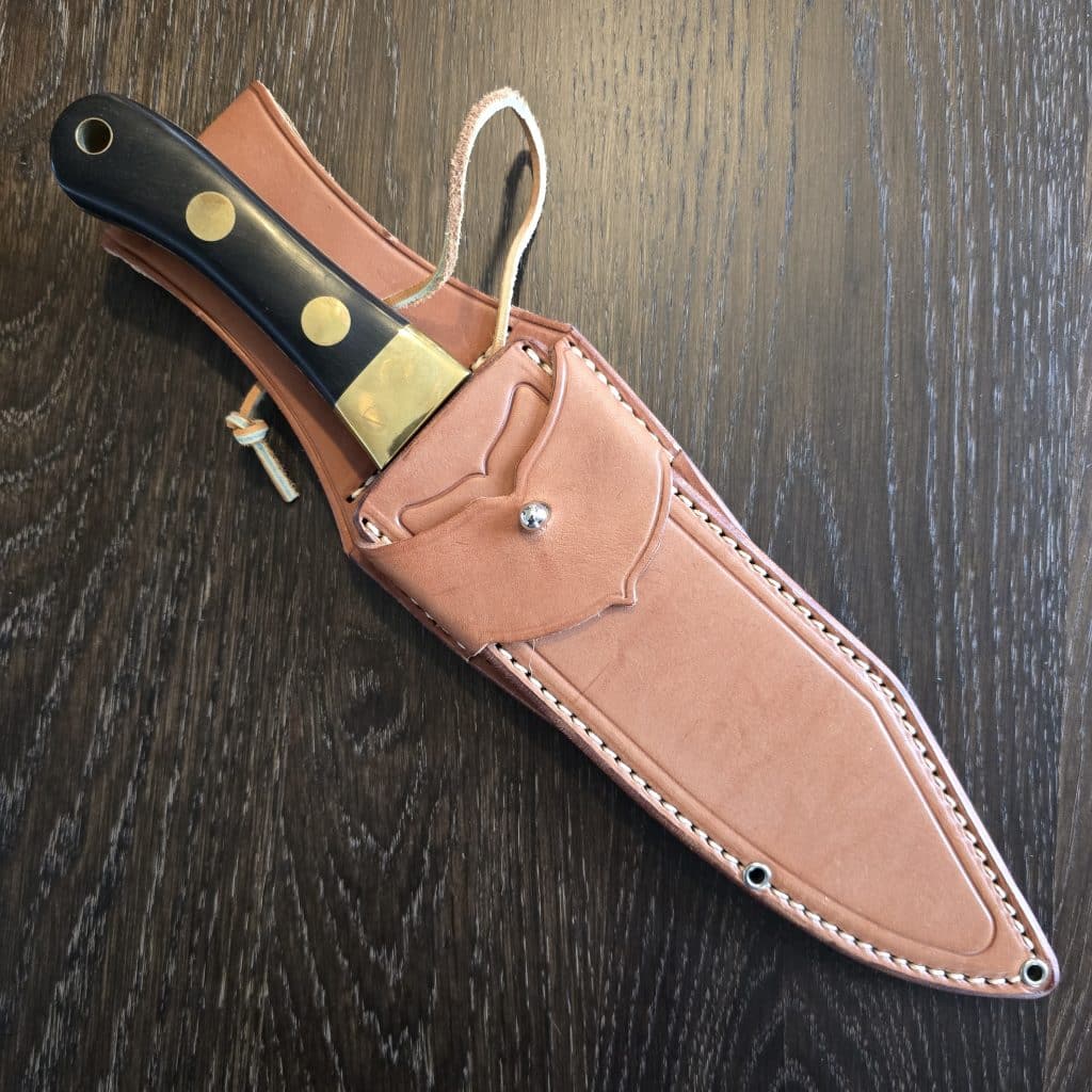 Bark River Knives Hudson Bay Camp Knife African Ebony 1st Production Run (no box) knife for sale