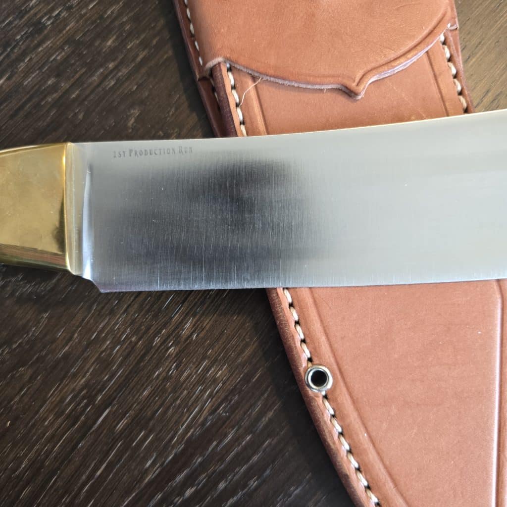Bark River Knives Hudson Bay Camp Knife African Ebony 1st Production Run (no box) knife for sale