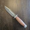 Bark River Knives Teddy in Stacked Leather and A2 knife for sale